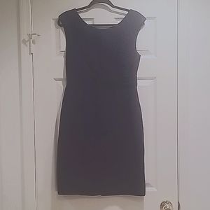 Kay Unger Navy Textured Dress